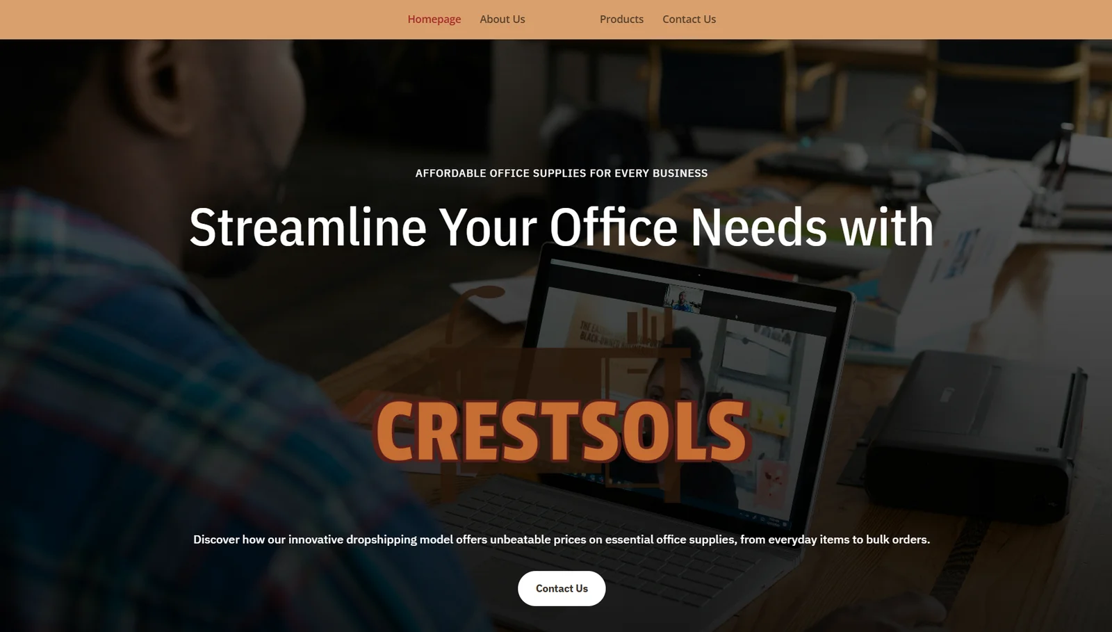 CrestSols website screenshot